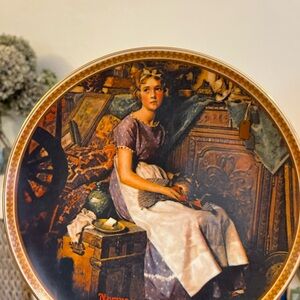 Norman Rockwell “Dreaming in the Attic”Collectors Plate